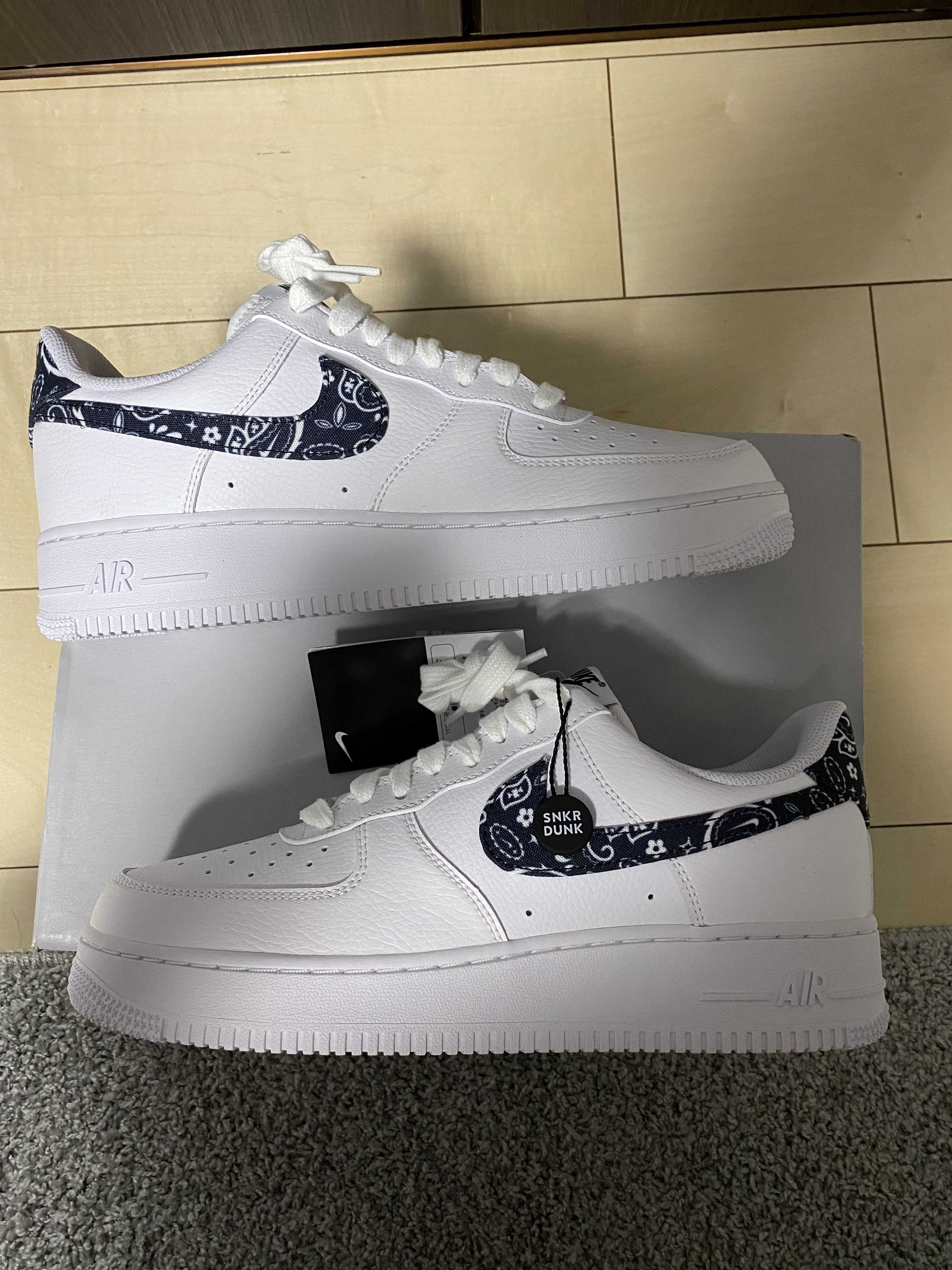 Nike Women's Air Force 1 Low '07 Essential "Black Paisley"