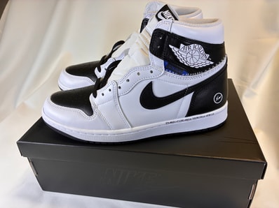 fragment design × UNION × Nike Air Jordan 1 Retro High OG "Black/White"