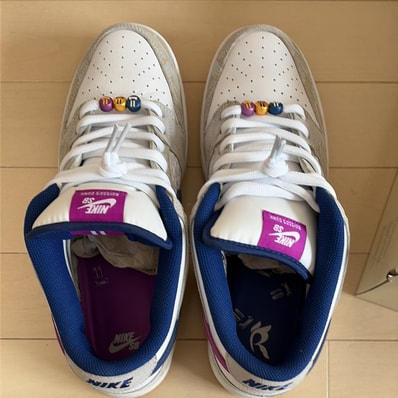 Rayssa Leal × Nike SB Dunk Low PRM "Pure Platinum and Vivid Purple"