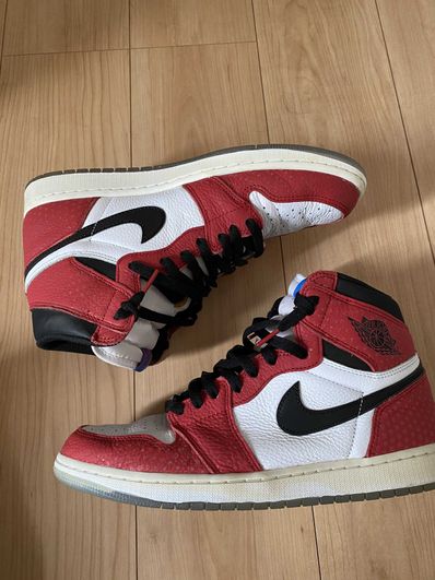 Spiderman × Nike Air Jordan 1 Origin Story "Gym Red/White/Photo Blue/Black"