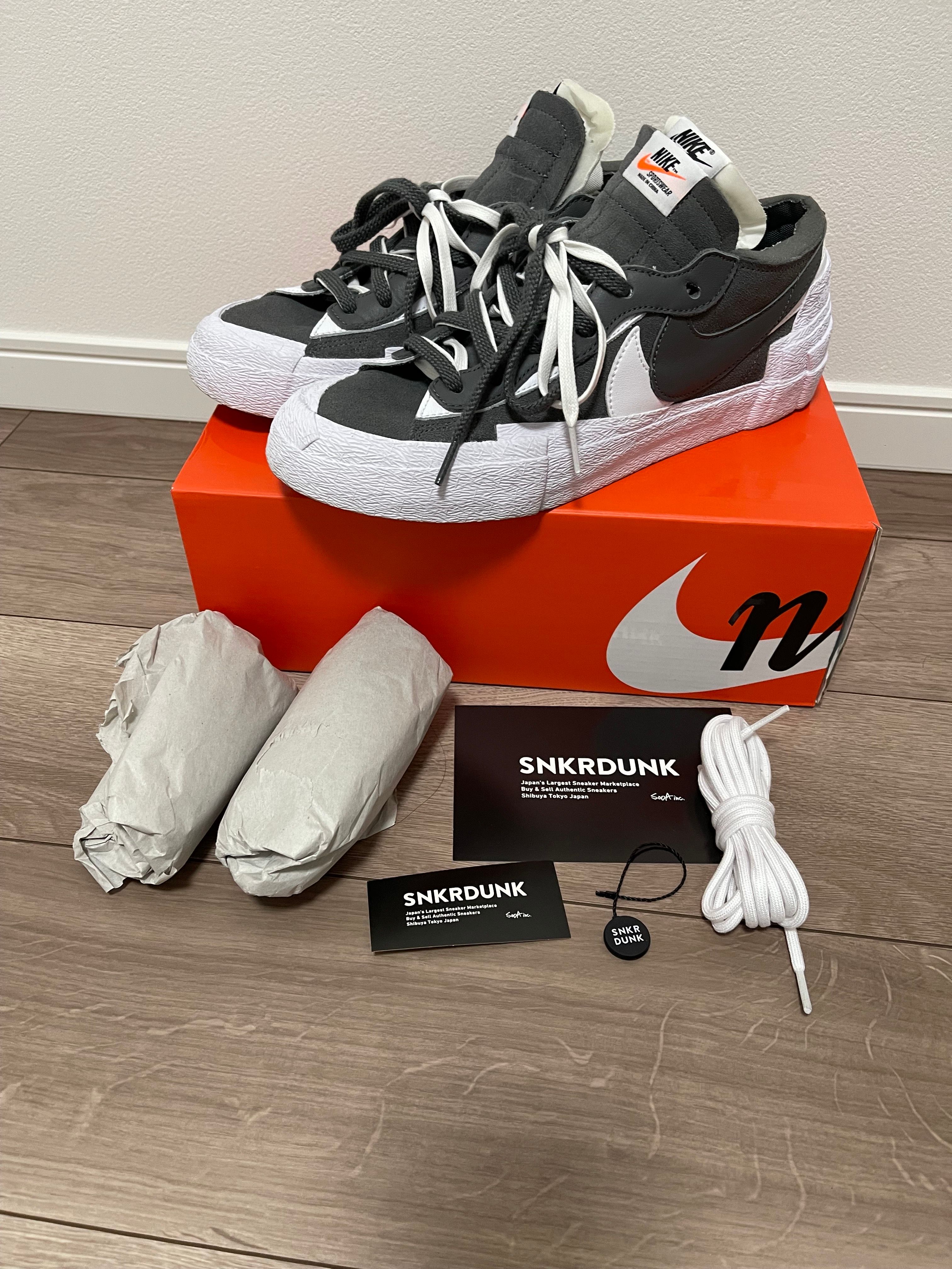 Sacai × Nike Blazer Low "Iron Grey"