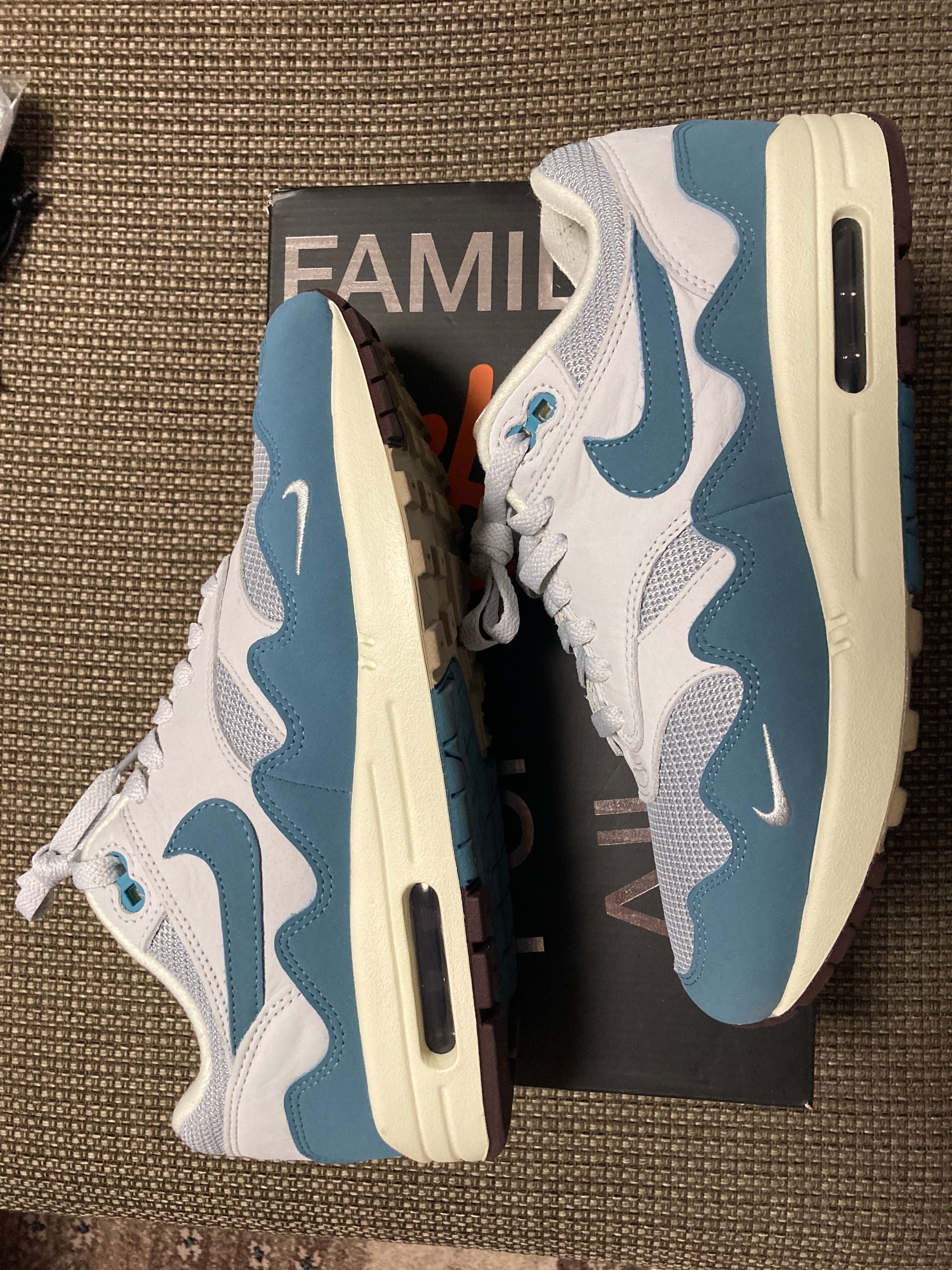 Patta × Nike Air Max 1 "Noise Aqua"