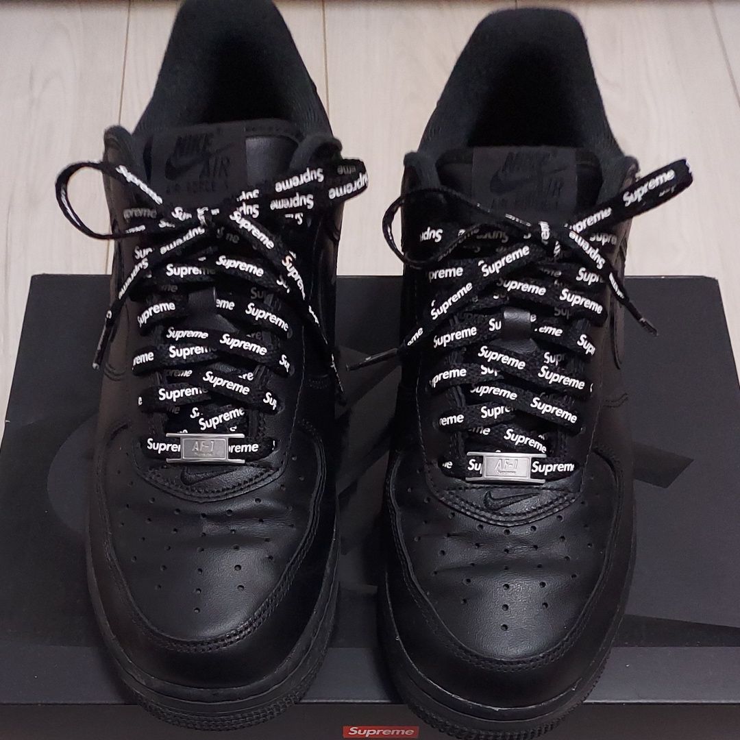 Supreme × Nike Air Force 1 Low "Black"