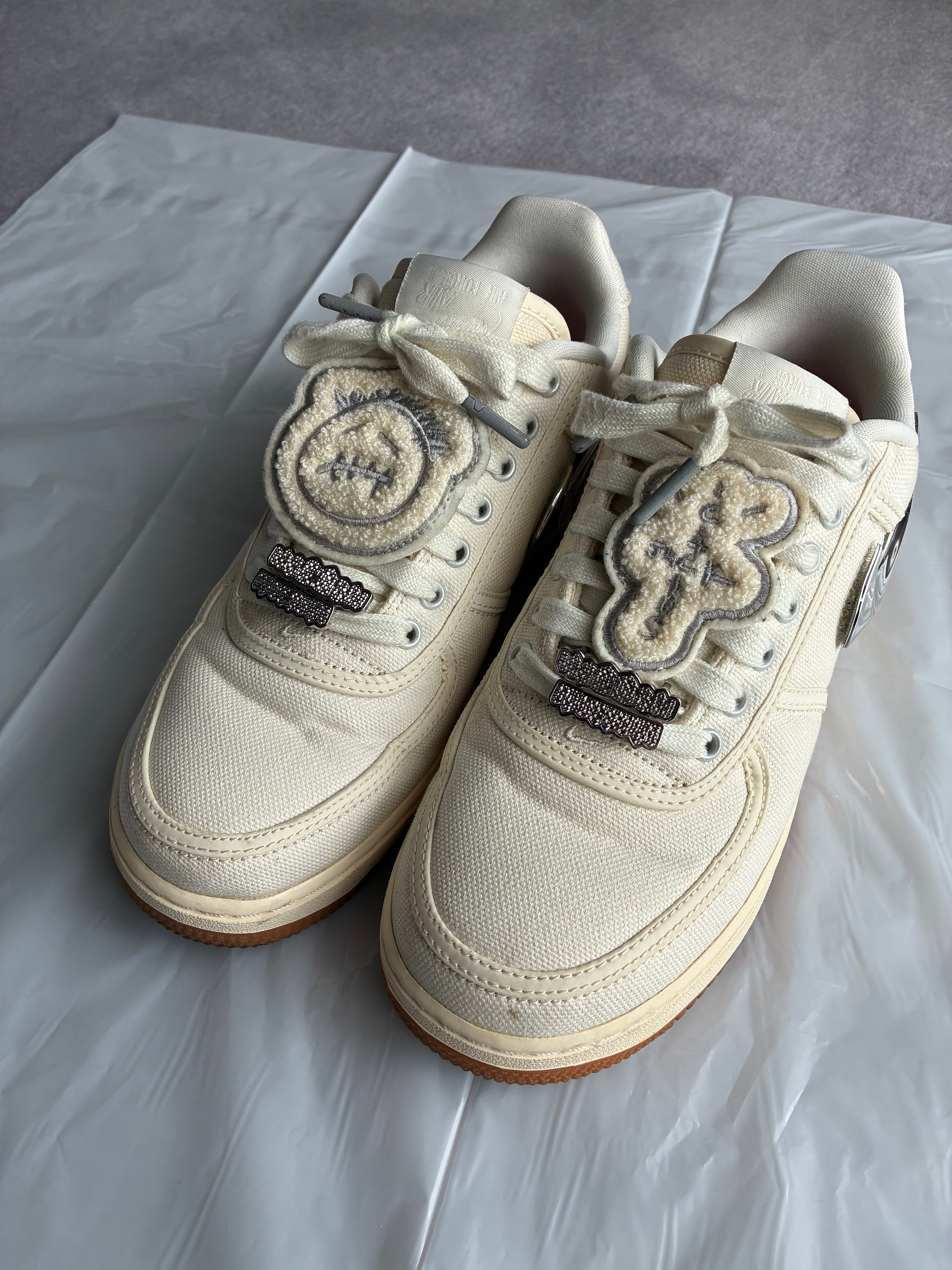 Travis Scott × Nike Air Force 1 Low "Sail"
