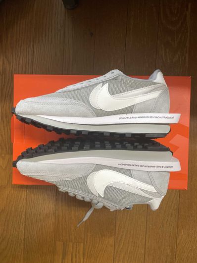 Fragment × sacai × Nike LD Waffle "Light Smoke Grey"