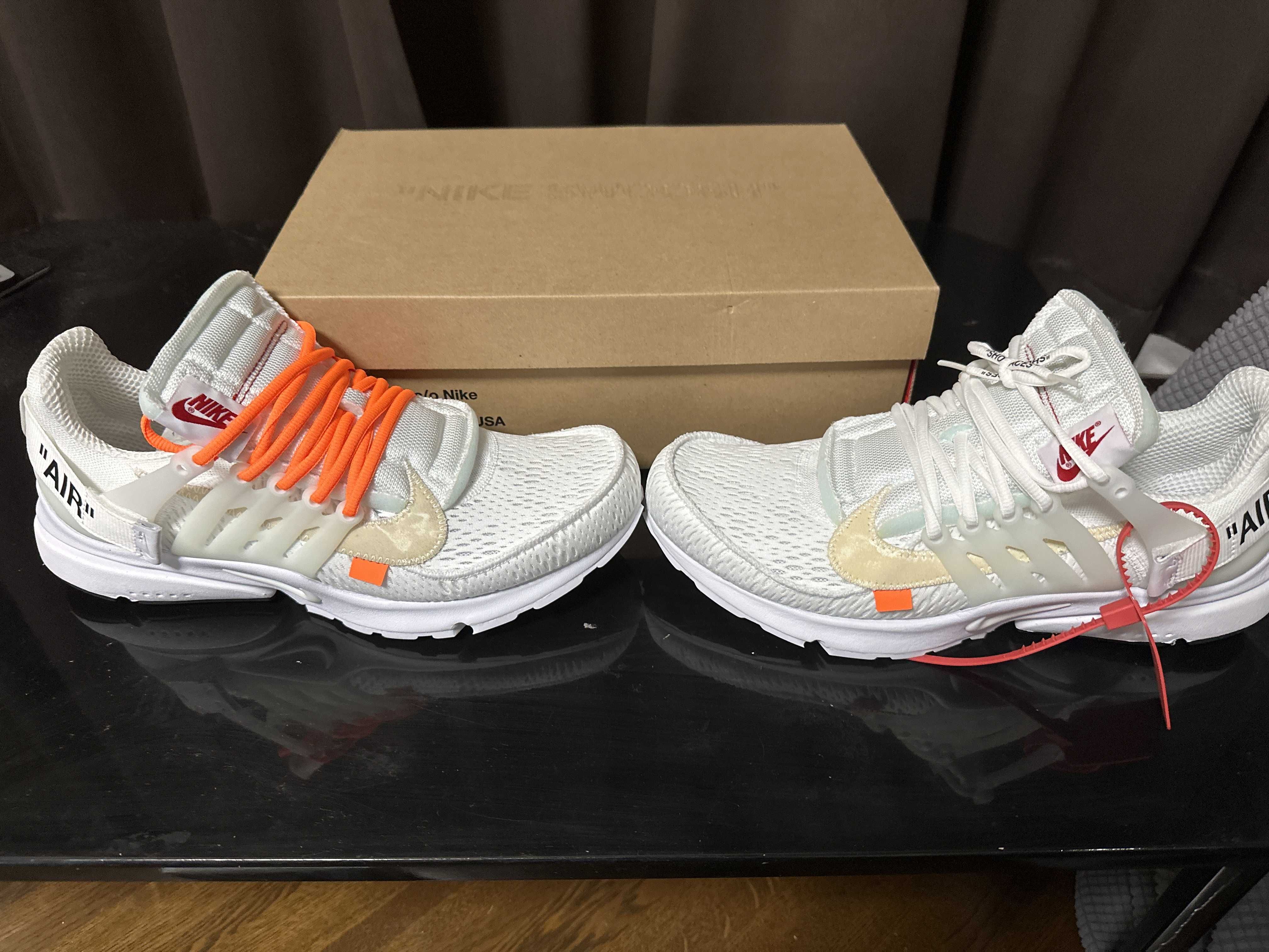Off-White × Nike Air Presto "White/Black/Cone"