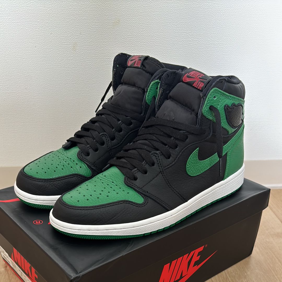 Nike Air Jordan 1 Retro High OG "Black/Pine Green" (2020)