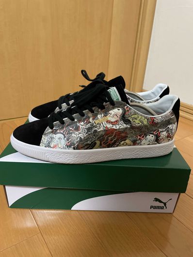 atmos × Three Tides Tattoo × Puma Suede "Puma Black/Puma White"
