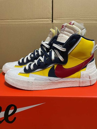 sacai × Nike Blazer Mid "Varsity Maize/Varsity Red"