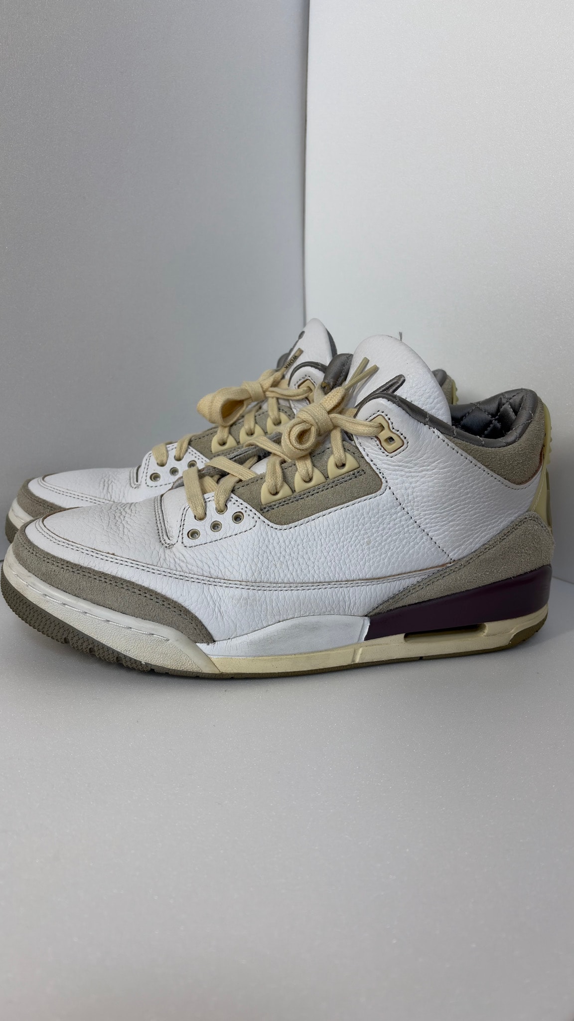 A Ma Maniere × Nike Women's Air Jordan 3 Retro SP "White/Medium Grey Violet Ore"