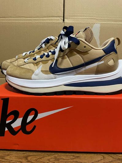 Sacai × Nike Vapor Waffle "Sesame And Blue Void"