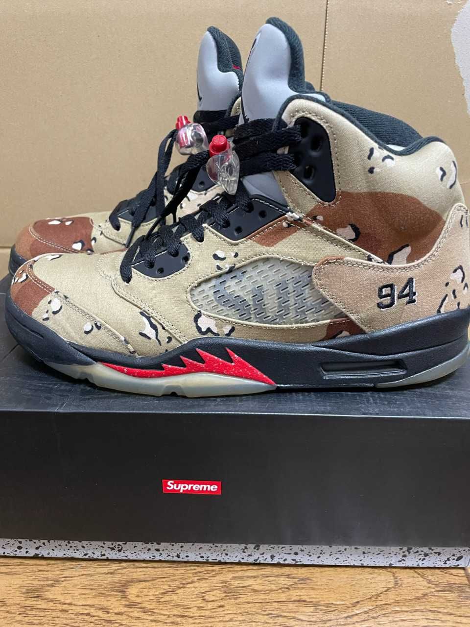 Supreme × Nike Air Jordan 5 Retro "Desert Camo"