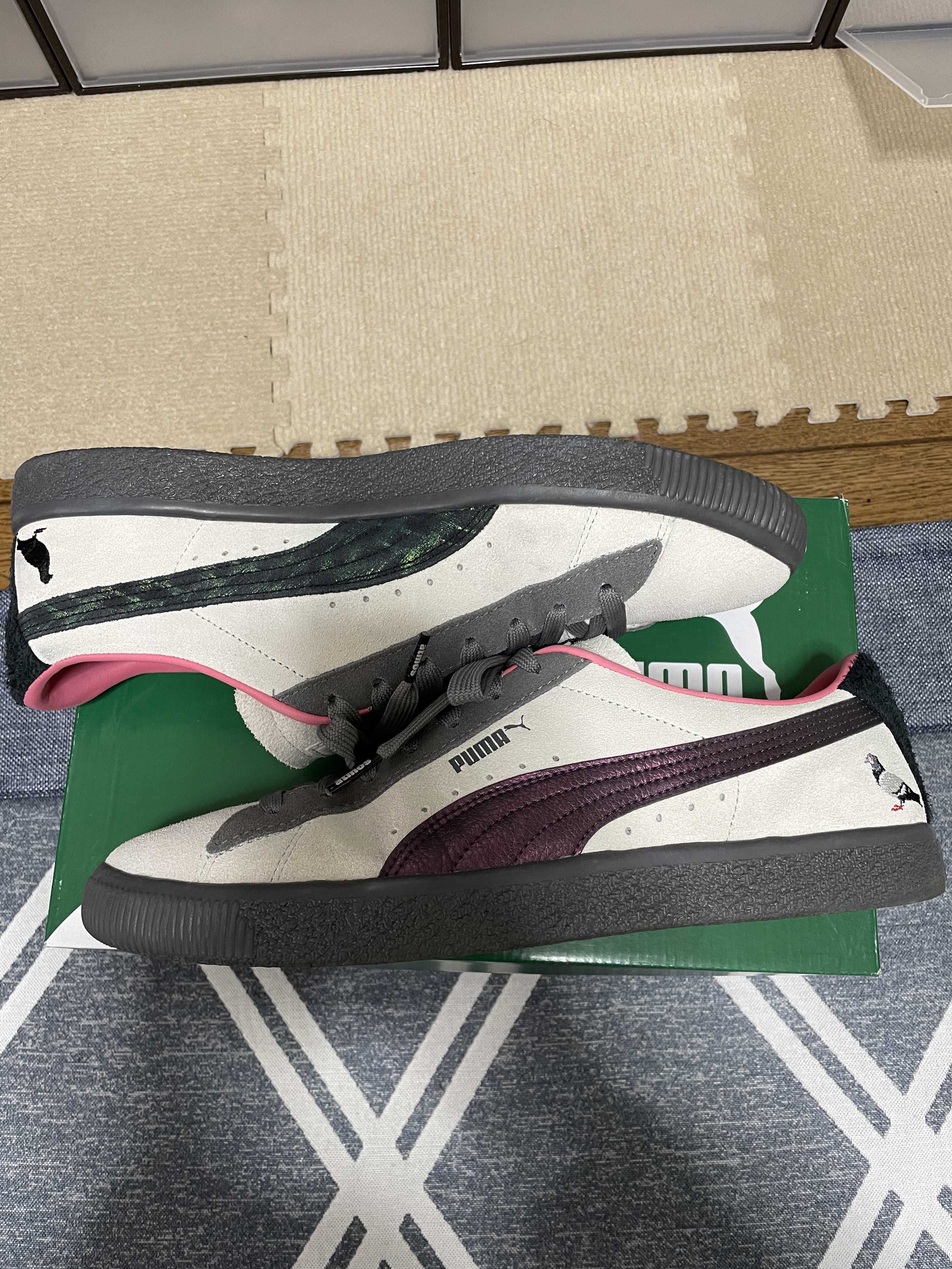 Staple × Atmos × Puma Suede "Natural Grey" 