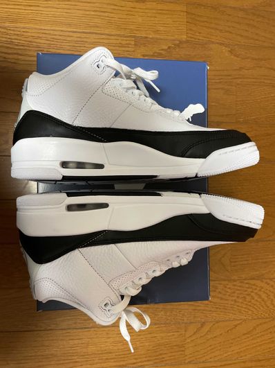 Fragment × Nike Air Jordan 3 "White/Black"