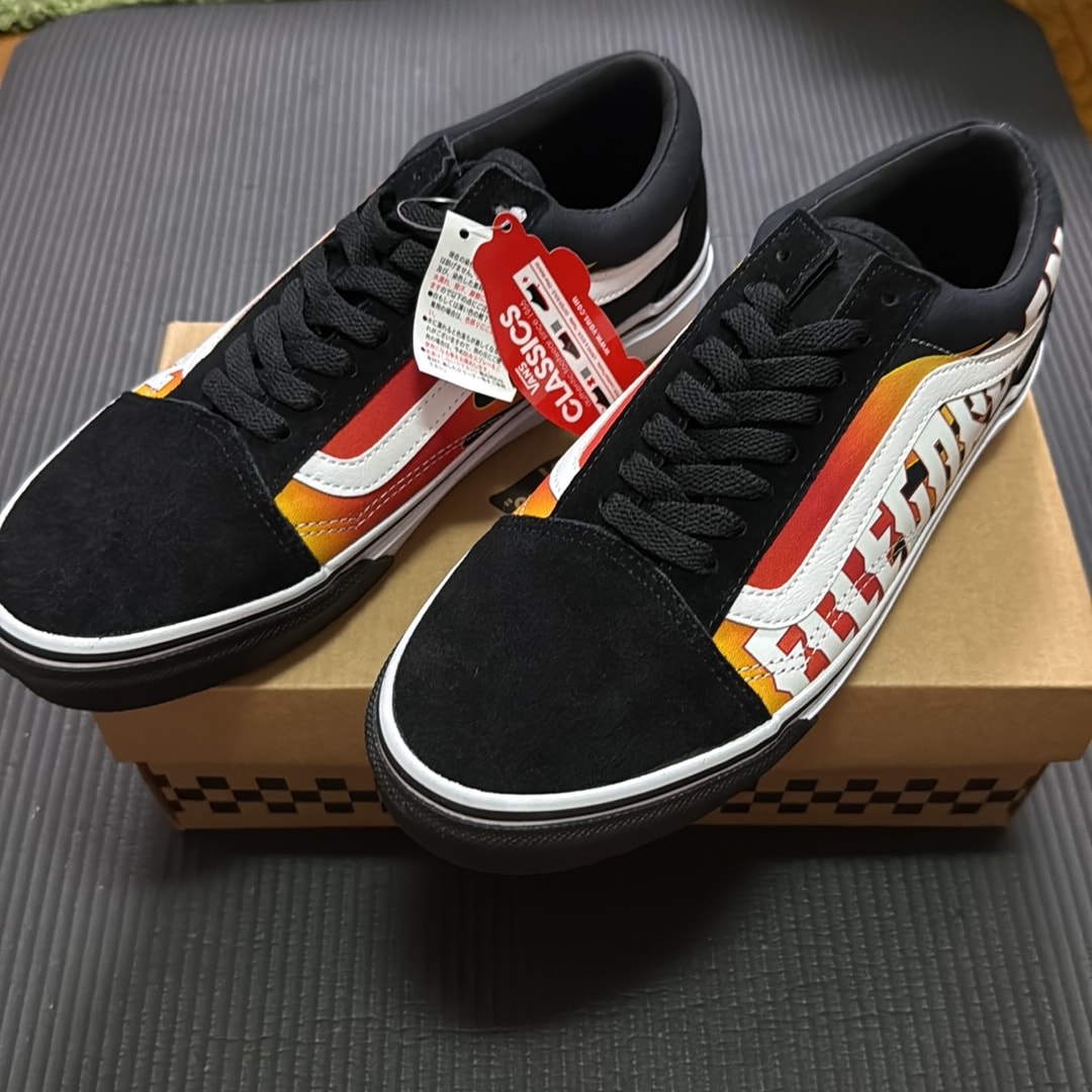 ELLEGARDEN × Vans Old Skool "Black/Flame" (V36CF ELLE)