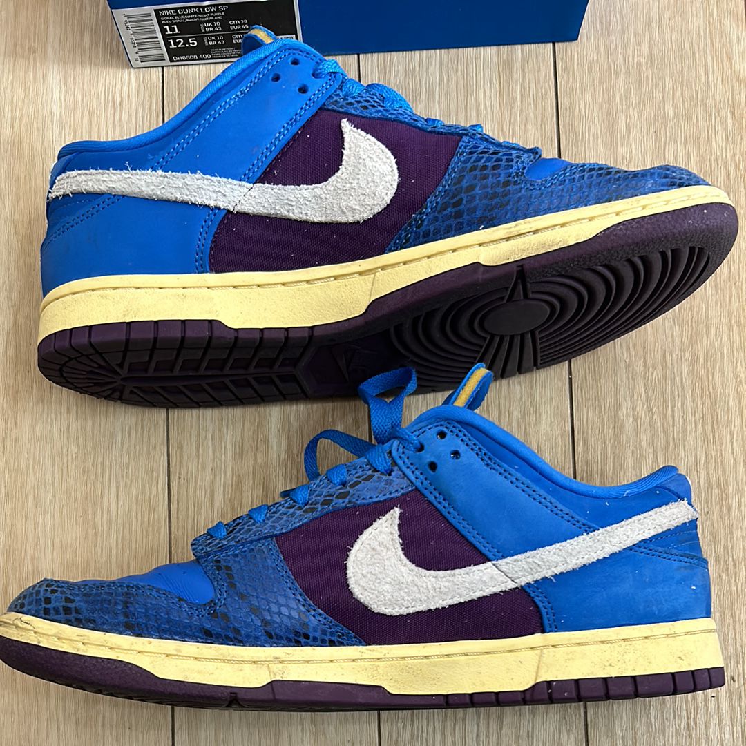 UNDEFEATED × Nike Dunk Low SP "Royal"