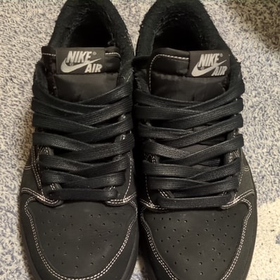 Travis Scott × Nike Air Jordan 1 Low OG SP "Black Phantom"
