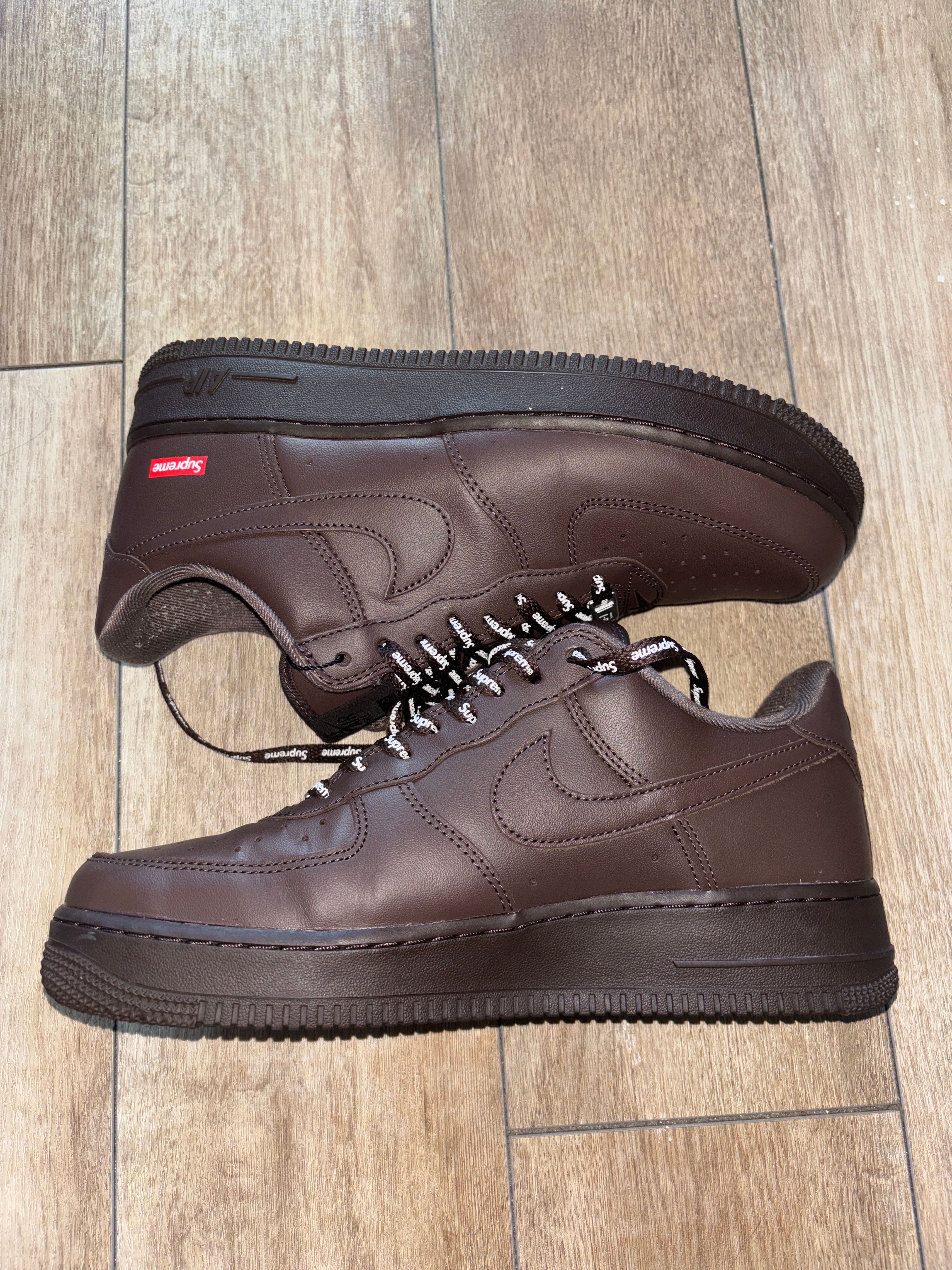 Supreme × Nike Air Force 1 Low "Baroque Brown"