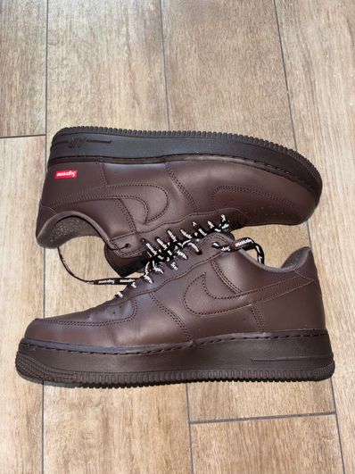 Supreme × Nike Air Force 1 Low "Baroque Brown"