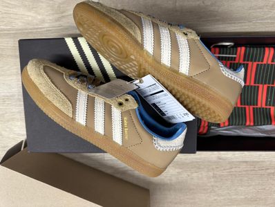 Wales Bonner × adidas Nylon Samba "Desert/Wonder White/Ash Blue"