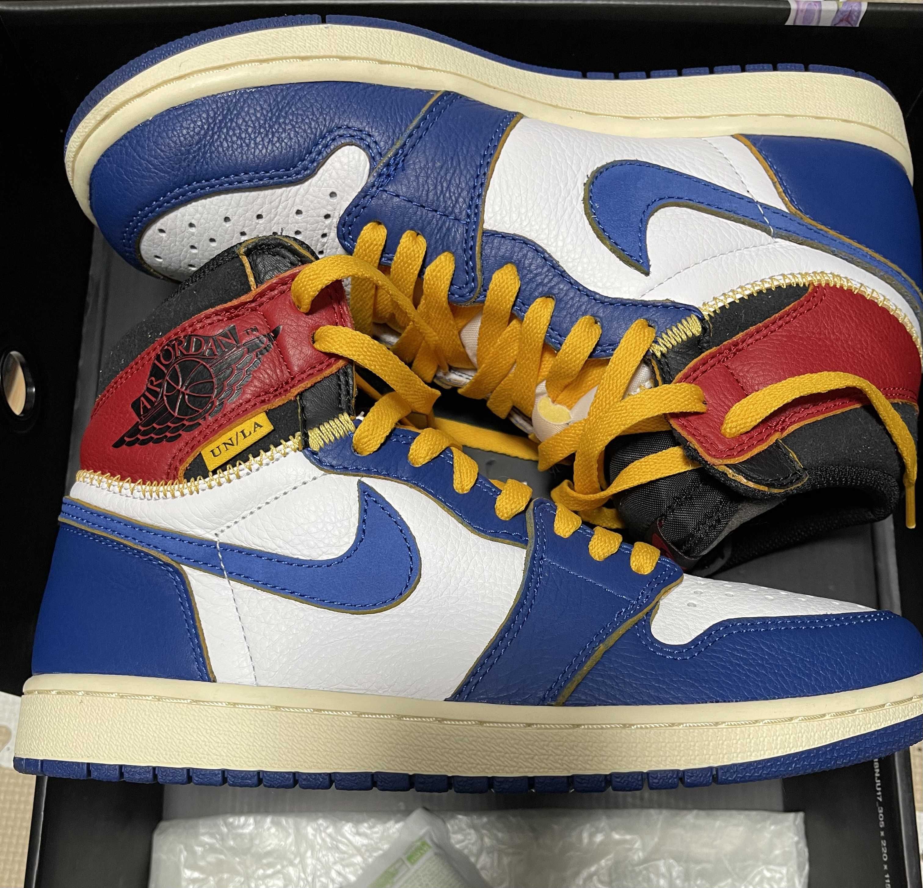 Union × Nike Air Jordan 1 Retro High OG NRG "Storm Blue/Varsity Red"