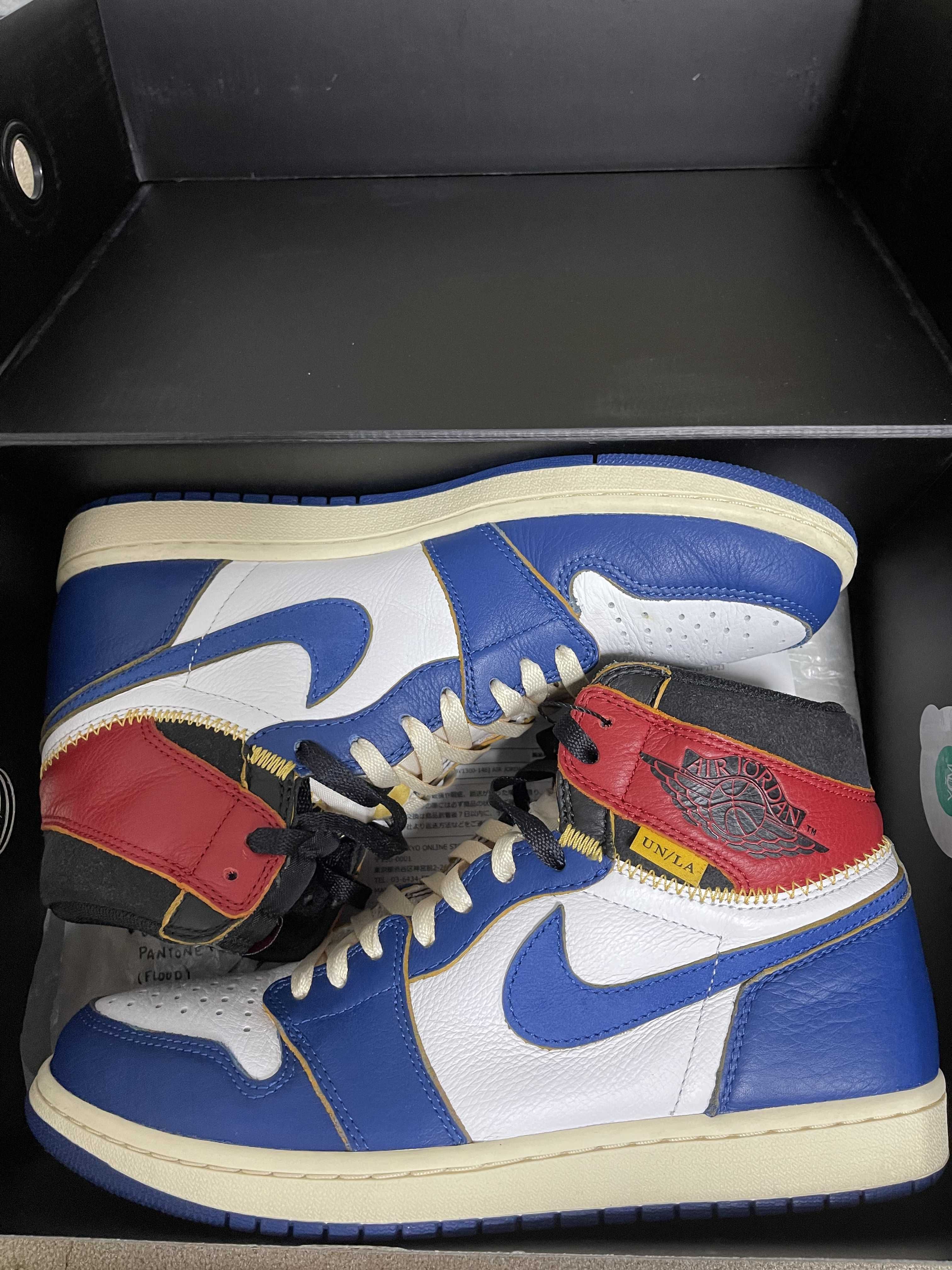 Union × Nike Air Jordan 1 Retro High OG NRG "Storm Blue/Varsity Red"