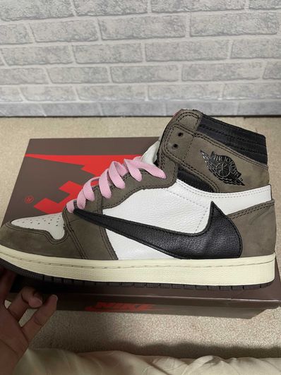 Travis Scott × Nike Air Jordan 1 Retro High OG TS SP "Sail/Dark Mocha"
