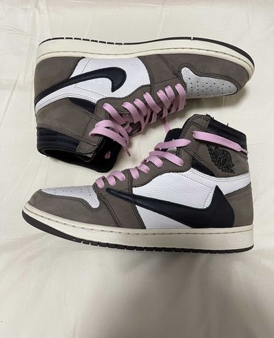 Travis Scott × Nike Air Jordan 1 Retro High OG TS SP "Sail/Dark Mocha"