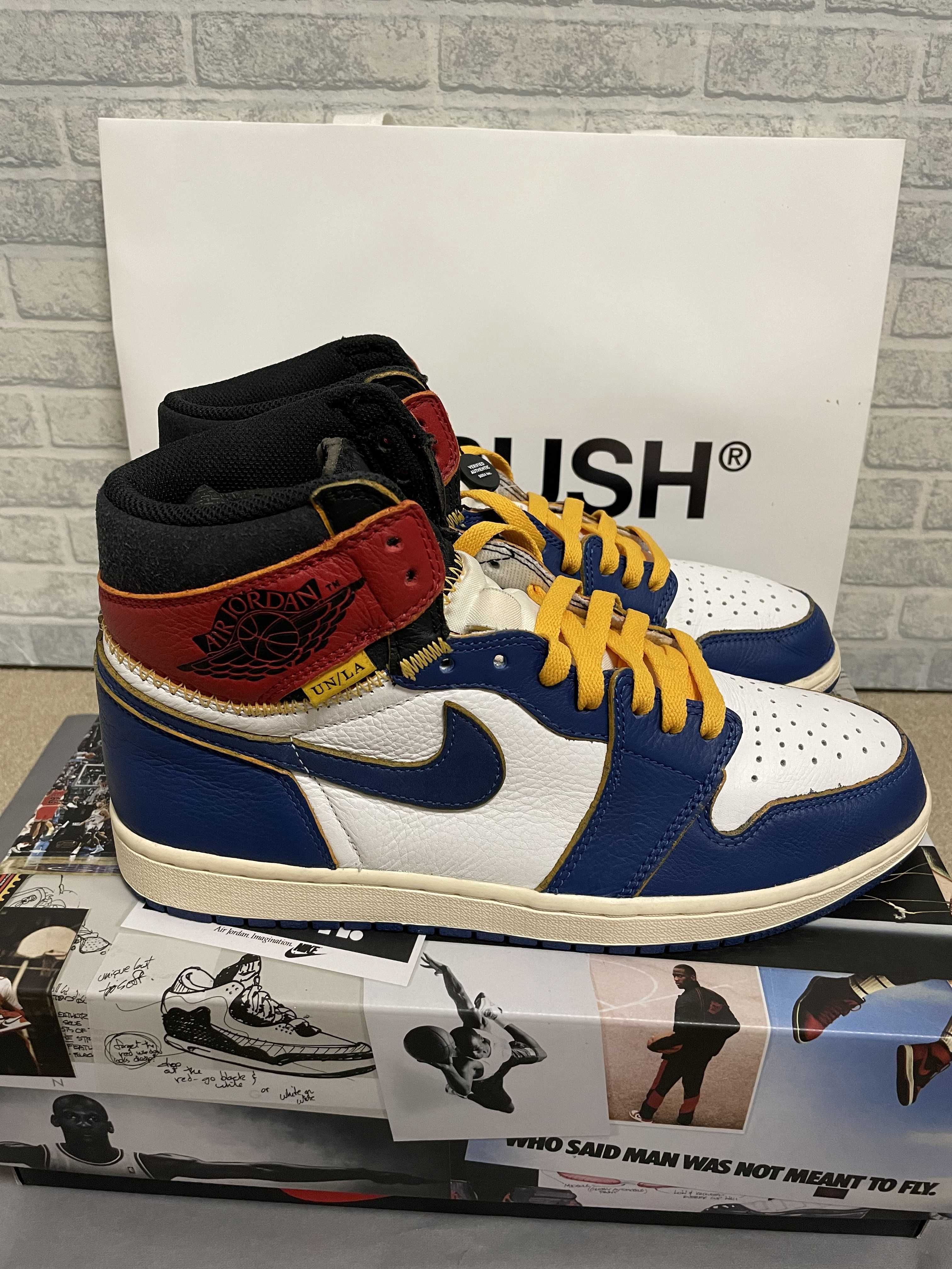 Union × Nike Air Jordan 1 Retro High OG NRG "Storm Blue/Varsity Red"