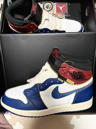 Union × Nike Air Jordan 1 Retro High OG NRG "Storm Blue/Varsity Red"