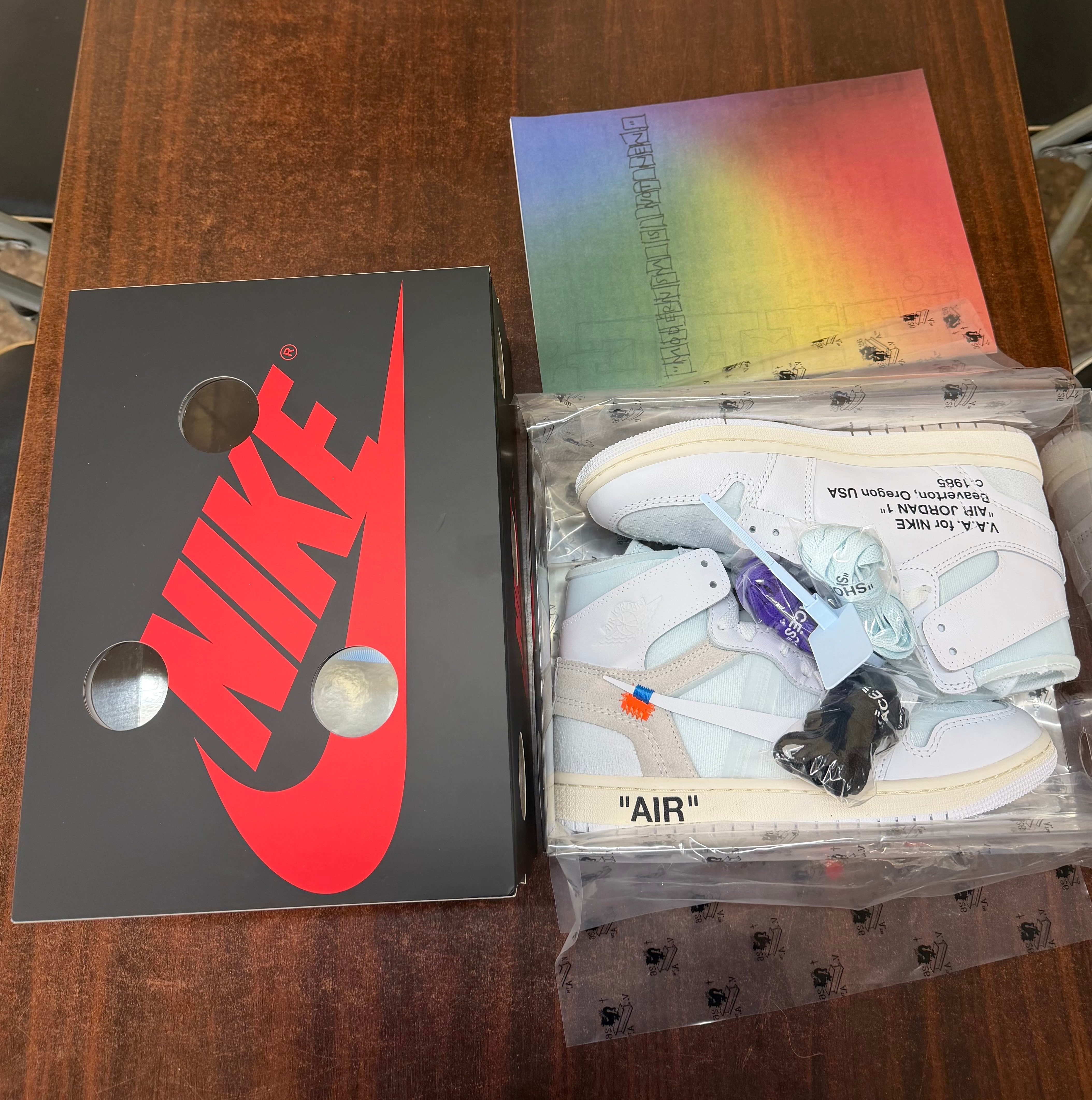 Virgil Abloh Archive (V.A.A.) × Nike Air Jordan 1 Retro High OG "Alaska"