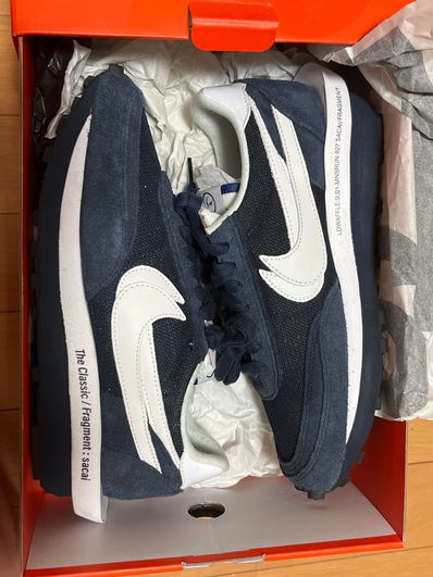 Fragment × sacai × Nike LD Waffle "Blackended Blue"