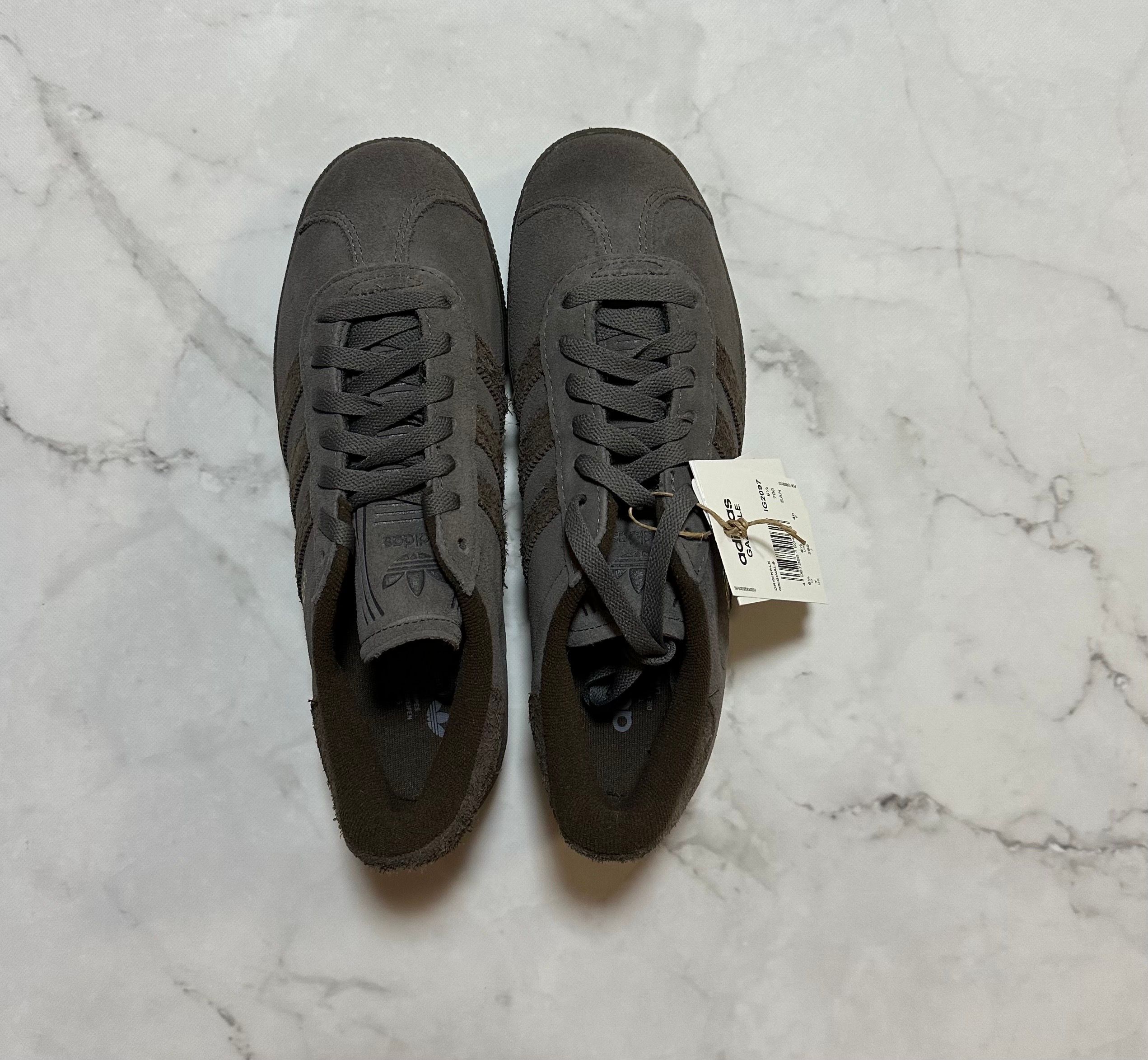 adidas Gazelle "Charcoal/Brown/Dark Brown"