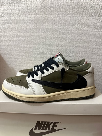 Travis Scott × Nike Air Jordan 1 Low OG SP "Reverse Olive"