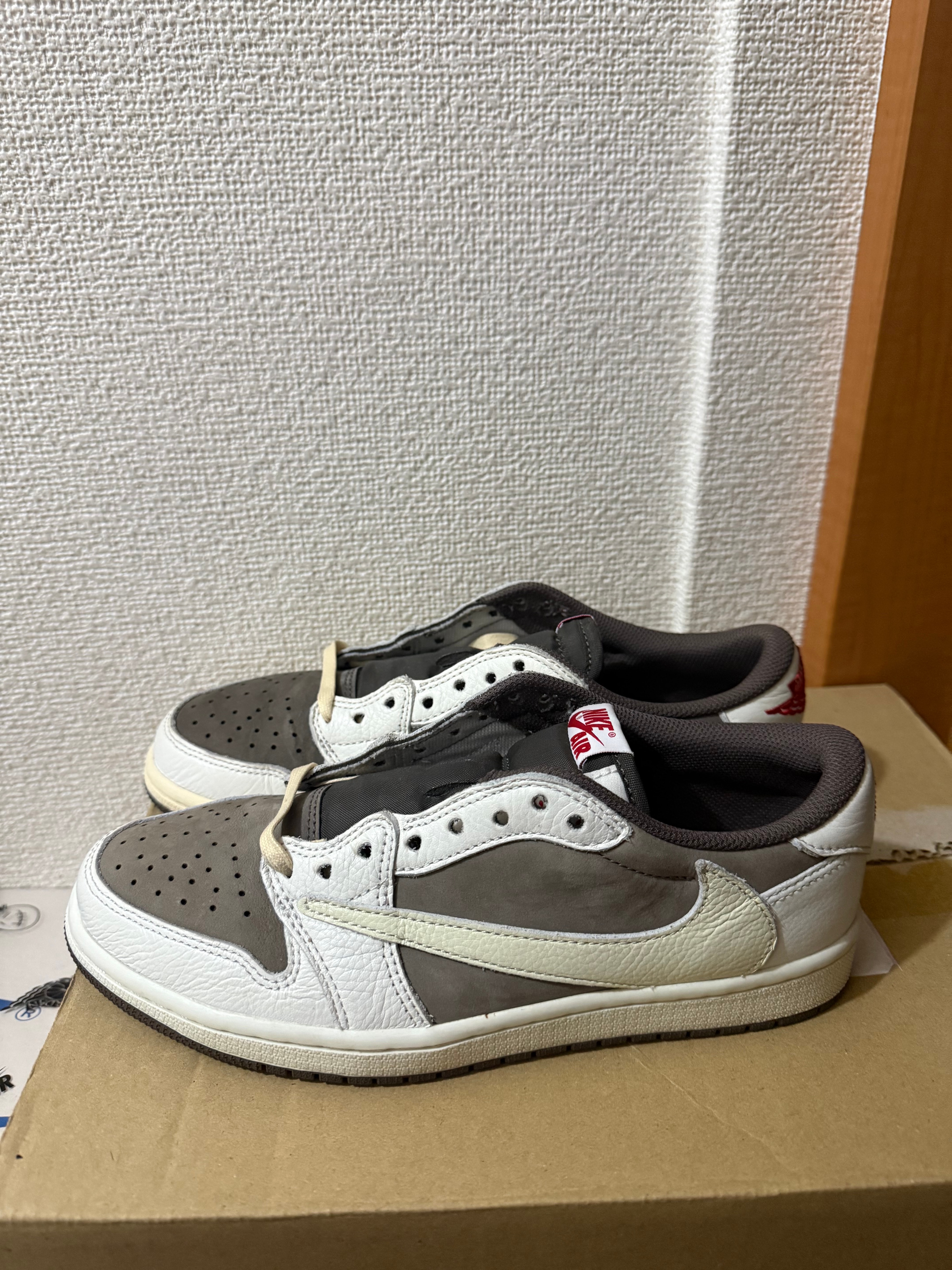Travis Scott × Nike Air Jordan 1 Low OG SP "Reverse Mocha/Sail and Ridgerock"