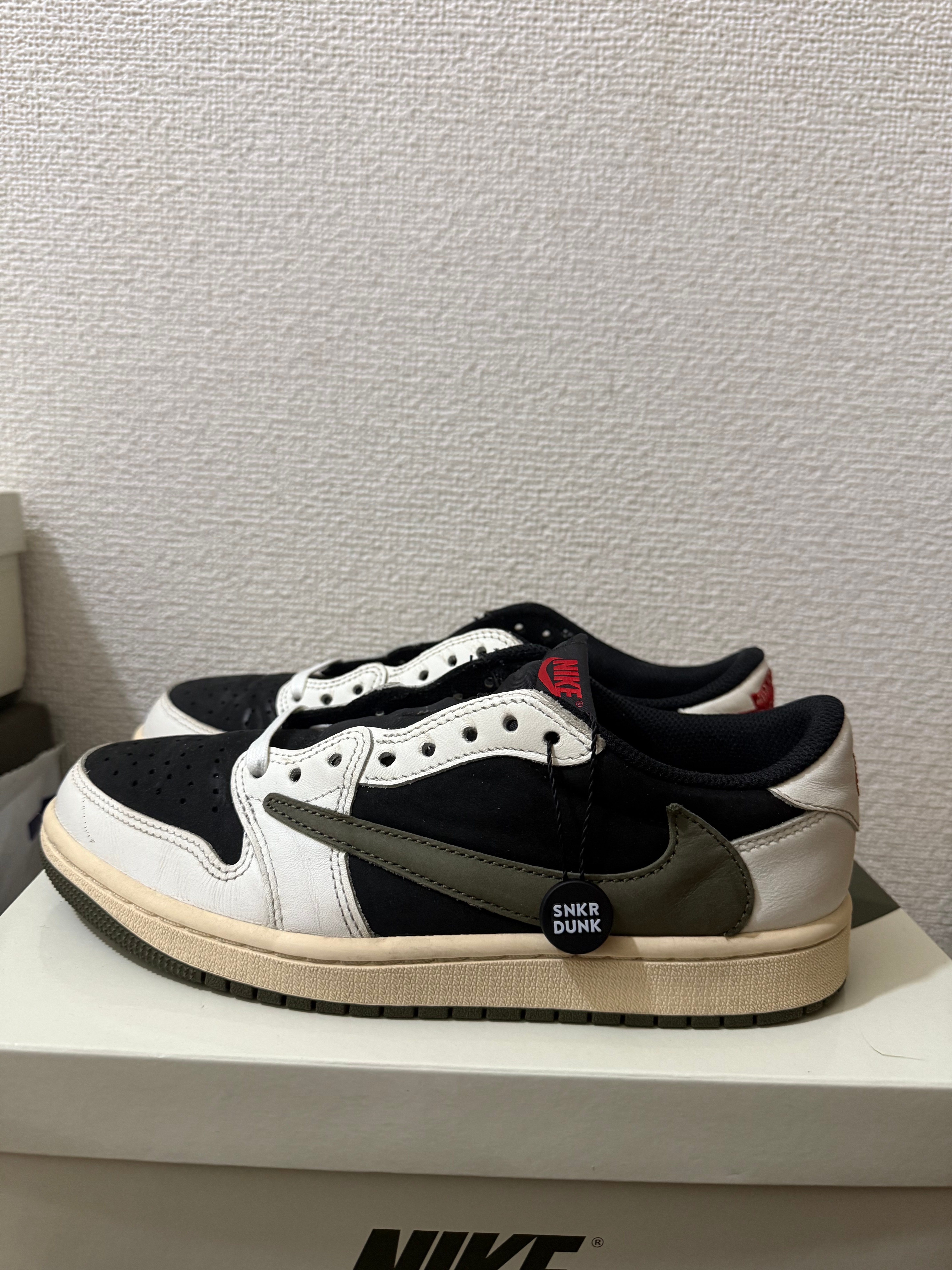 Travis Scott × Nike Women's Air Jordan 1 Low OG "Medium Olive"