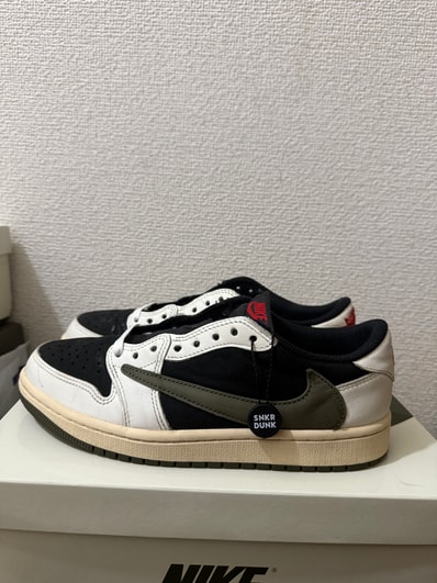Travis Scott × Nike Women's Air Jordan 1 Low OG "Medium Olive"
