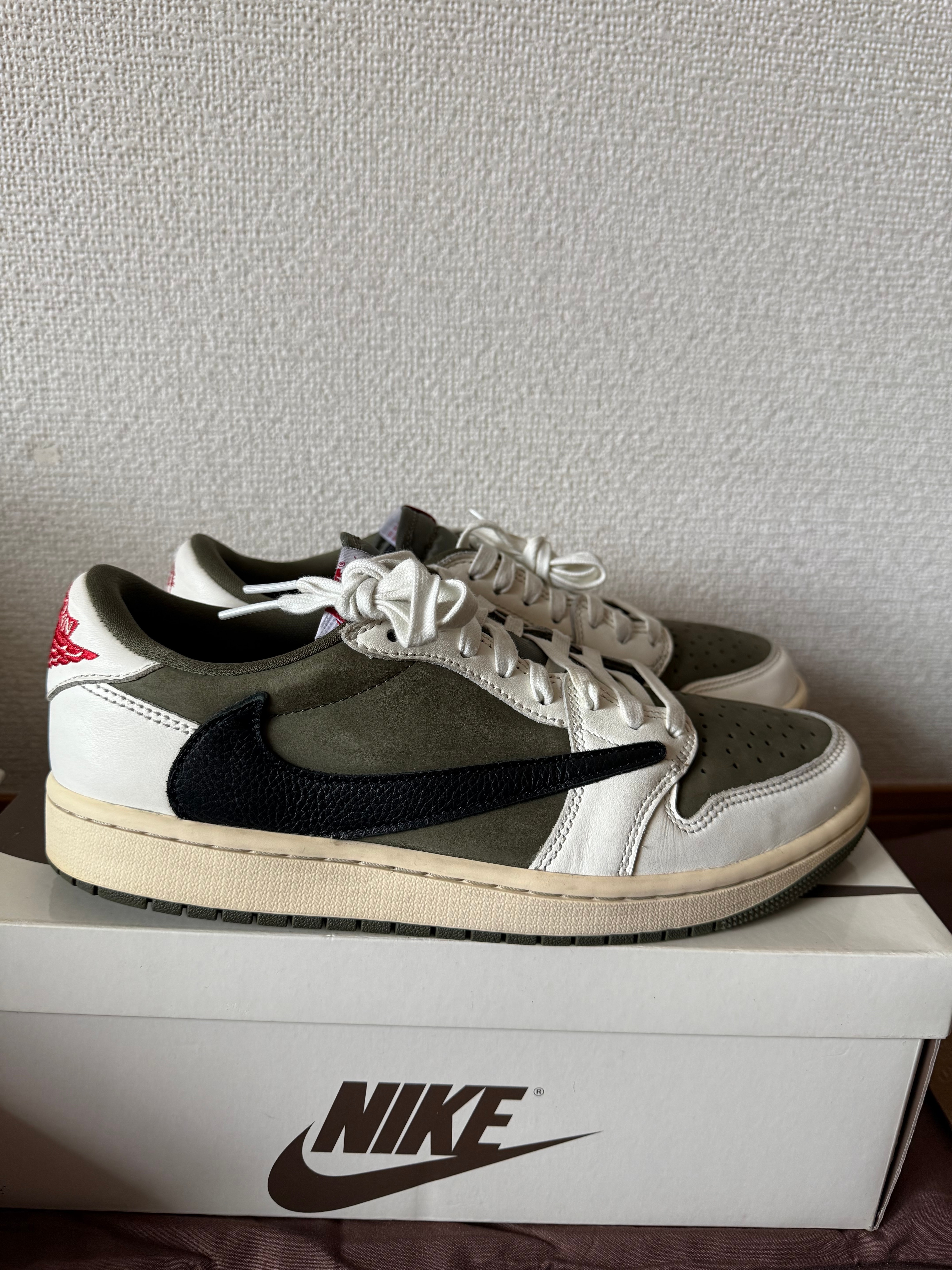 Travis Scott × Nike Air Jordan 1 Low OG SP "Reverse Olive"