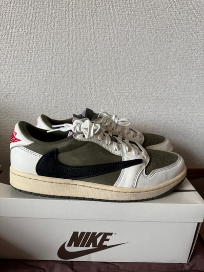Travis Scott × Nike Air Jordan 1 Low OG SP "Reverse Olive"