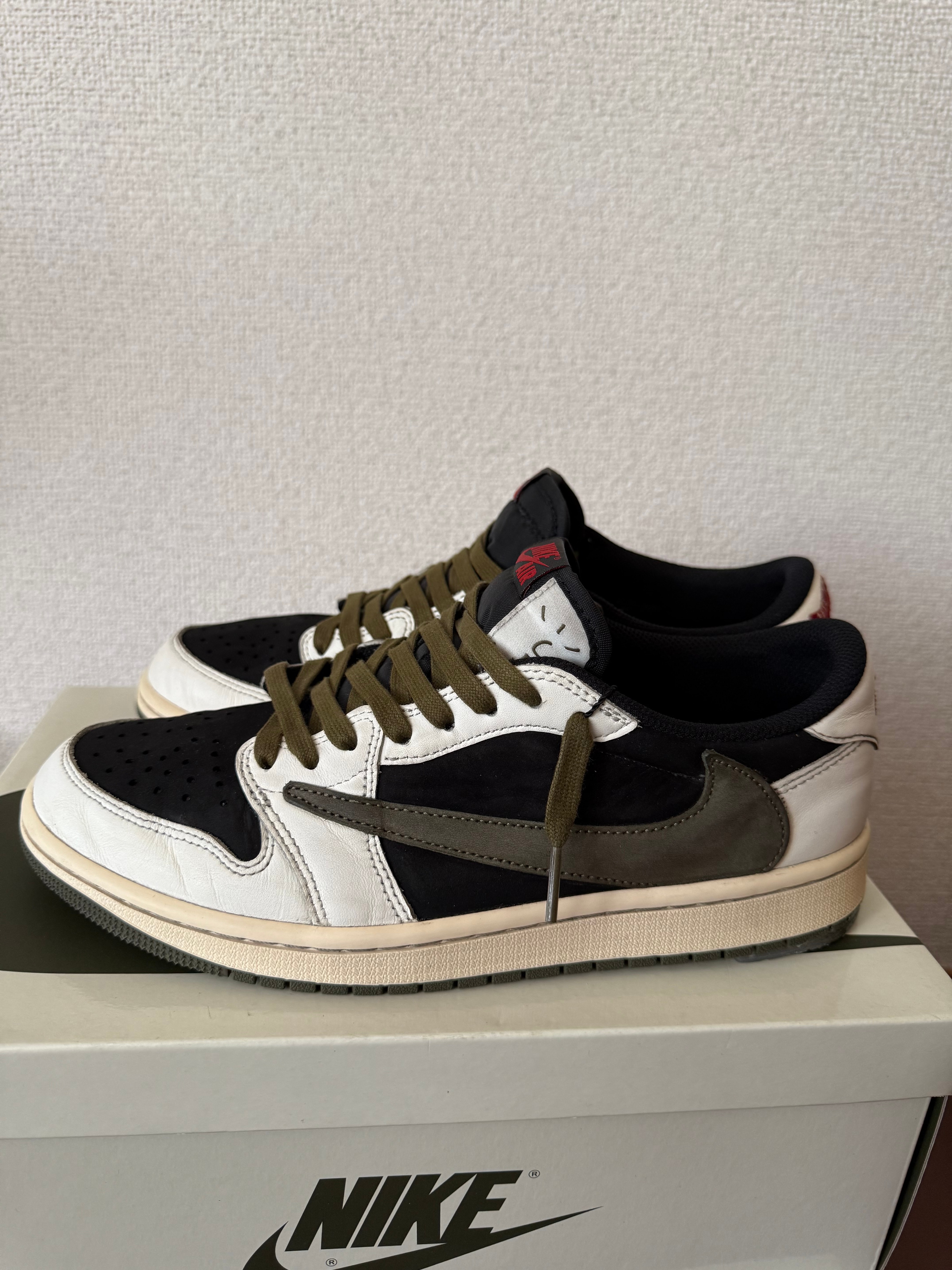 Travis Scott × Nike Women's Air Jordan 1 Low OG "Medium Olive"