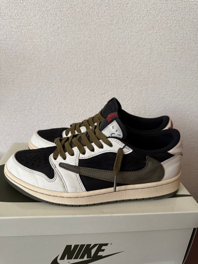 Travis Scott × Nike Women's Air Jordan 1 Low OG "Medium Olive"