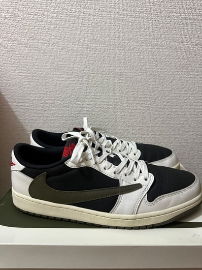 Travis Scott × Nike Women's Air Jordan 1 Low OG "Medium Olive"