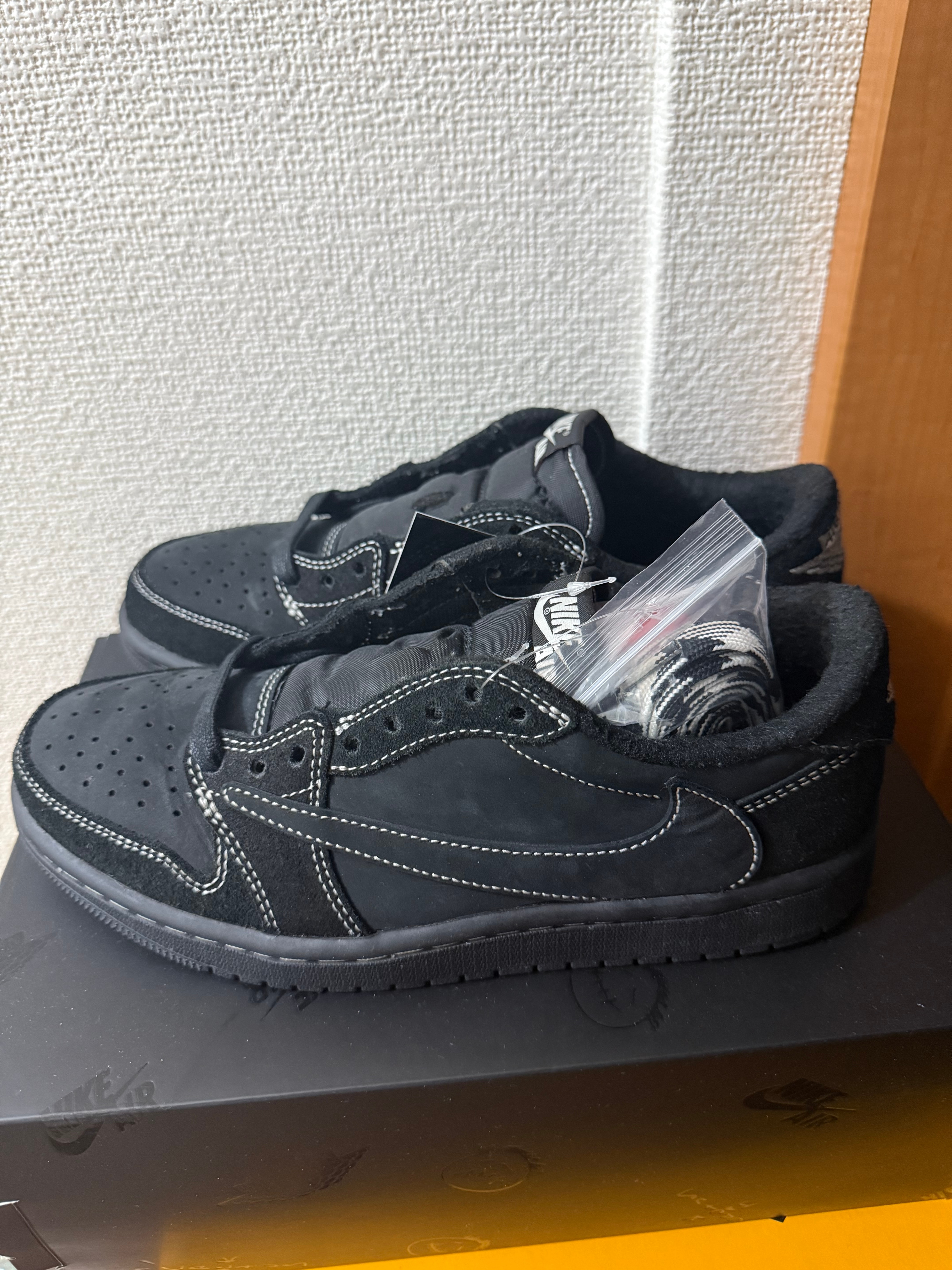 Travis Scott × Nike Air Jordan 1 Low OG SP "Black Phantom"