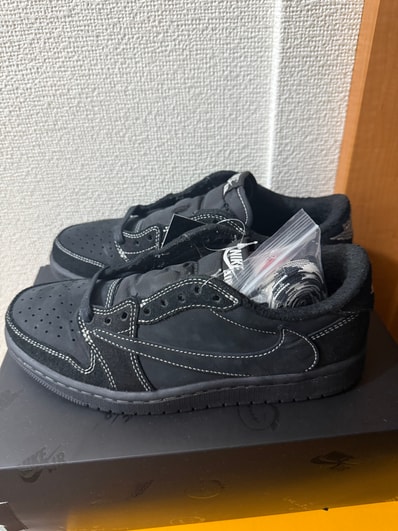 Travis Scott × Nike Air Jordan 1 Low OG SP "Black Phantom"