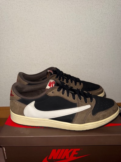 Travis Scott × Nike Air Jordan 1 Low OG SP-T "Black/Dark Mocha"