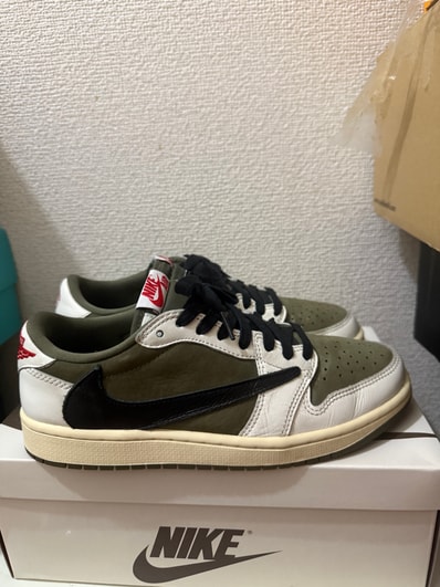 Travis Scott × Nike Air Jordan 1 Low OG SP "Reverse Olive"