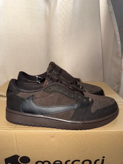 Travis Scott × Nike Air Jordan 1 Low OG SP "Velvet Brown and Dark Mocha"