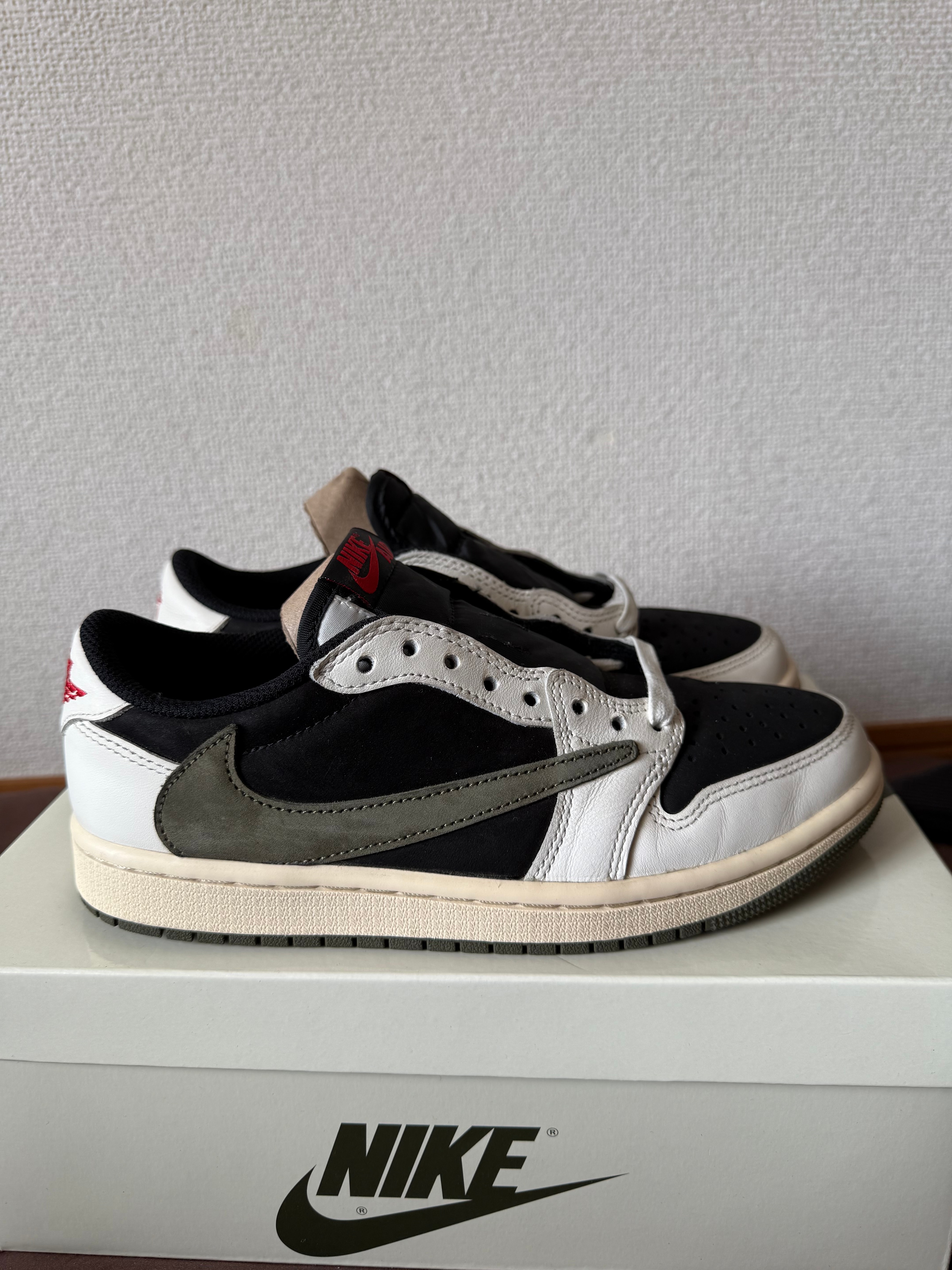 Travis Scott × Nike Women's Air Jordan 1 Low OG "Medium Olive"