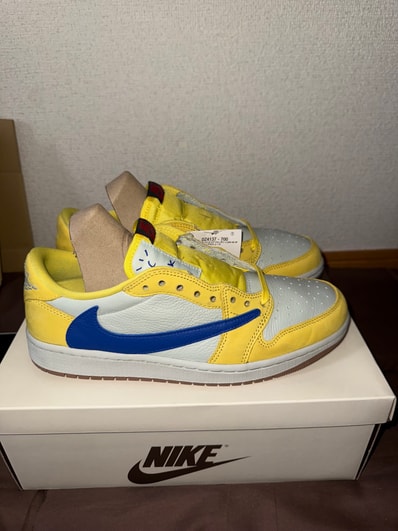 Travis Scott × Nike Women's Air Jordan 1 Retro Low OG "Canary"