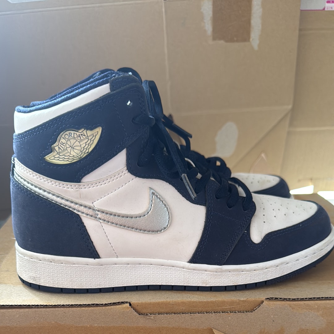Nike GS Air Jordan 1 High OG CO.JP "Midnight Navy" (2020)(ブリーフケースなし)